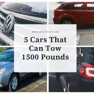 What Weighs 1500 Pounds To Tow?